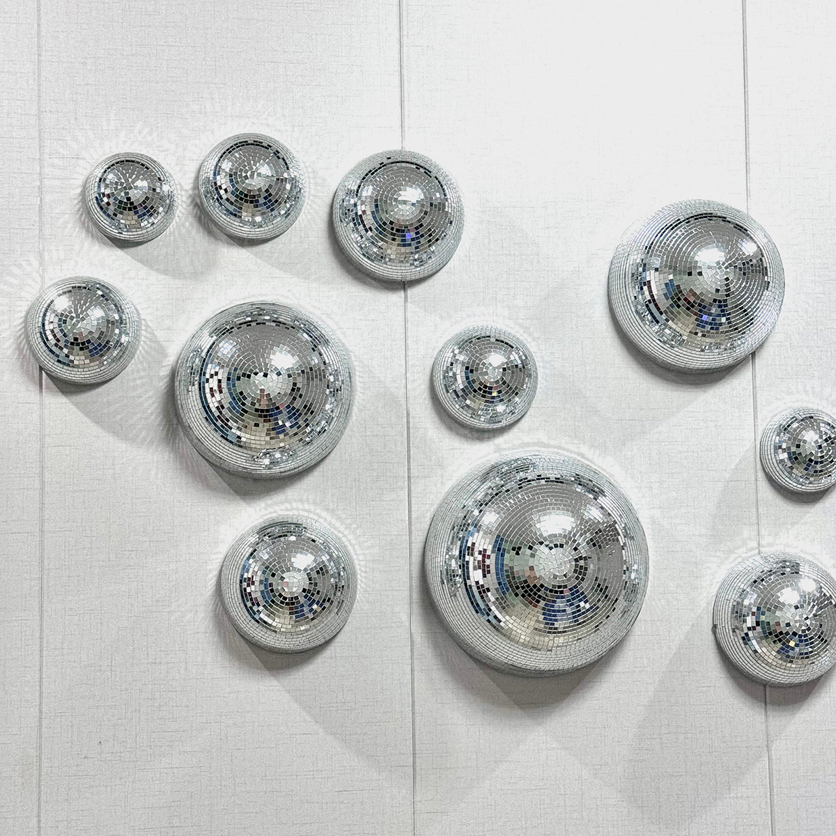 FngJiuyer Wall Disco Ball Mirrored Designs