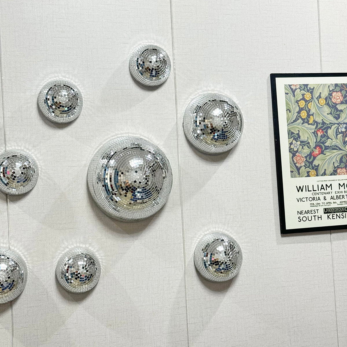 FngJiuyer Wall Disco Ball Mirrored Designs