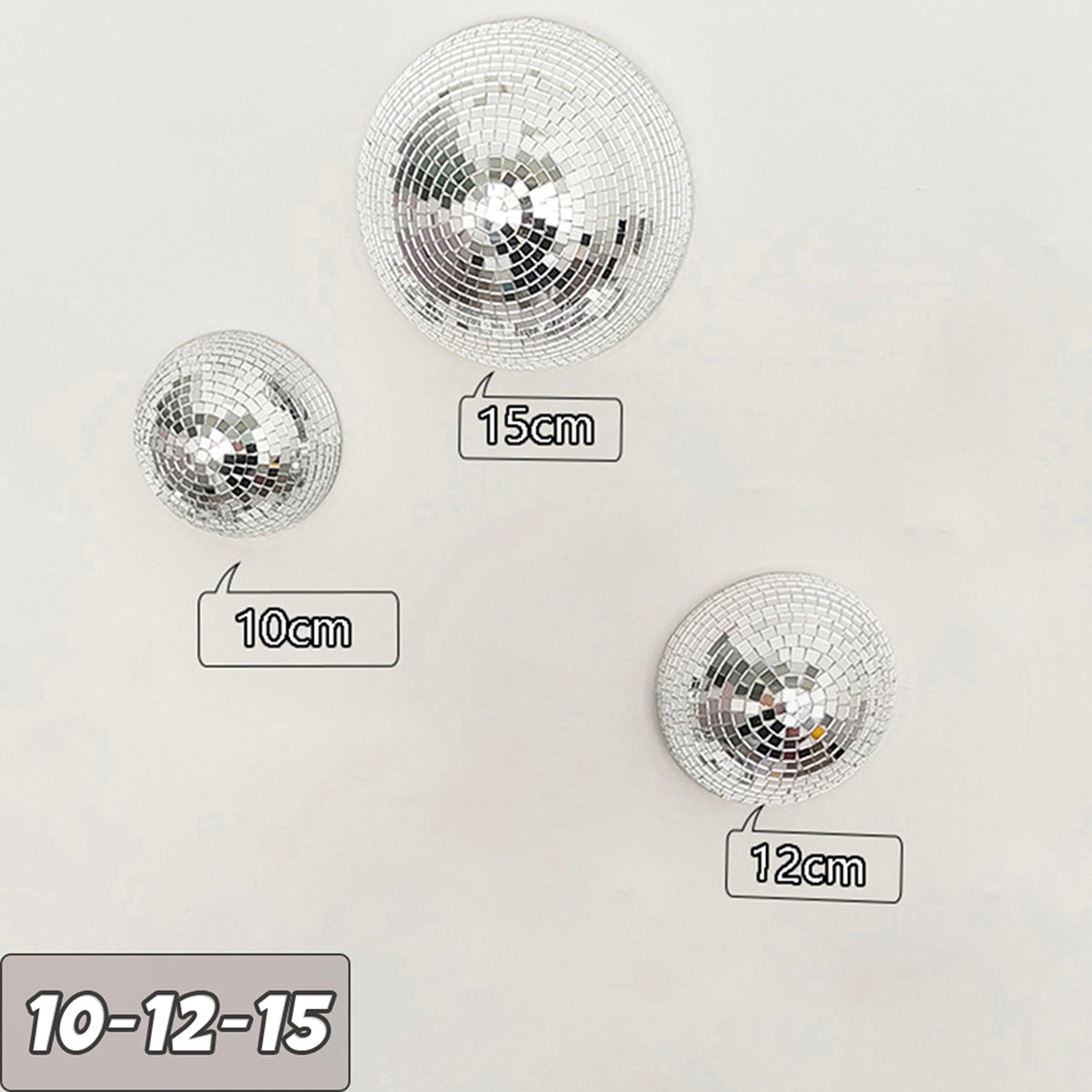 FngJiuyer Wall Disco Ball Mirrored Designs