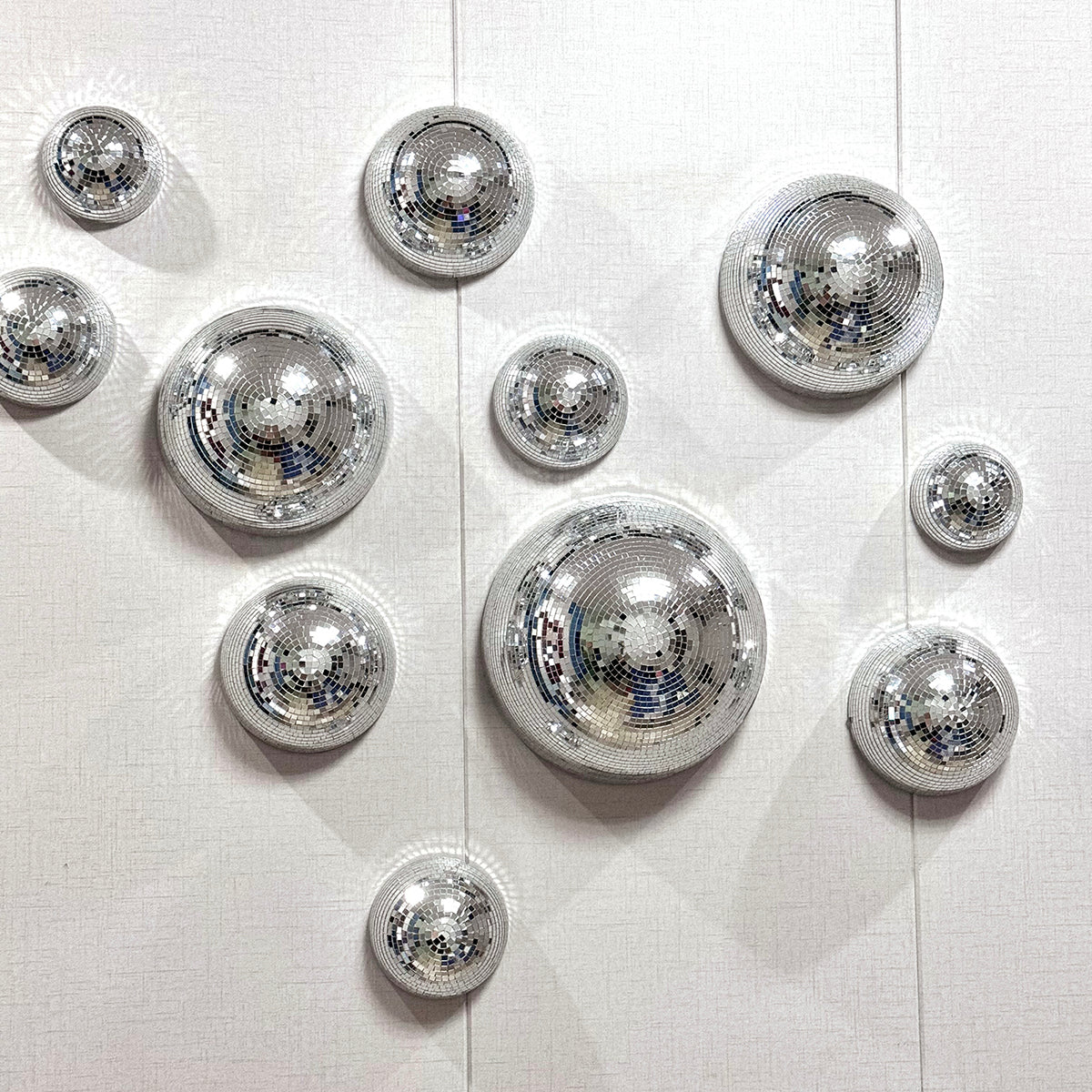 FngJiuyer Wall Disco Ball Mirrored Designs