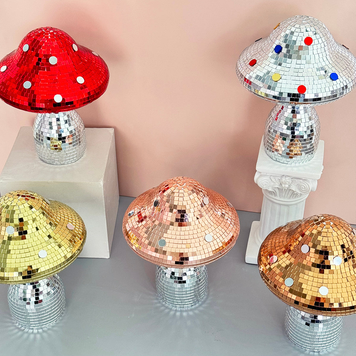 FngJiuyer Dreamy Disco Mushroom Ornament