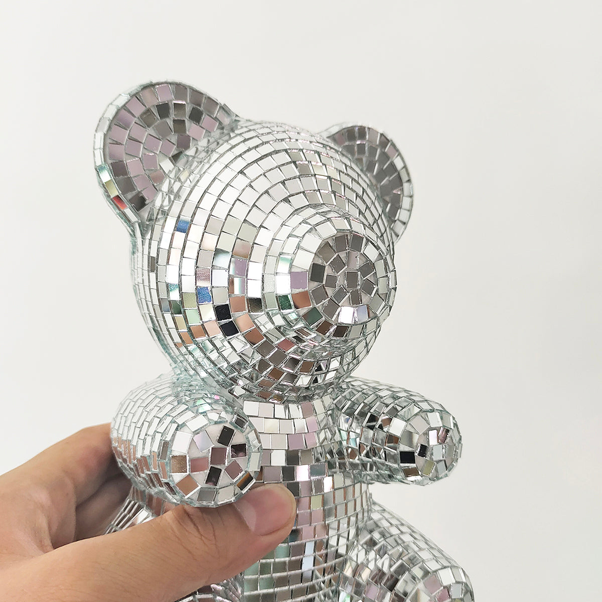 FngJiuyer Bear Disco Ball for bar, Party, Room, Table Decor