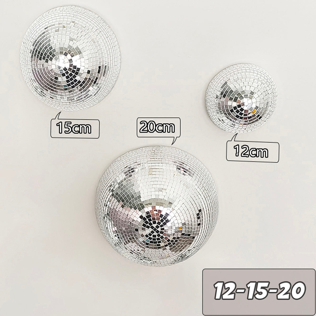 FngJiuyer Wall Disco Ball Mirrored Designs