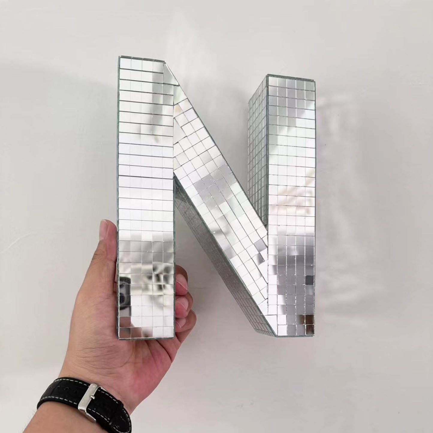 FngJiuyer 8in Letter & Numbers Disco Wall Decor A-Z 0-9