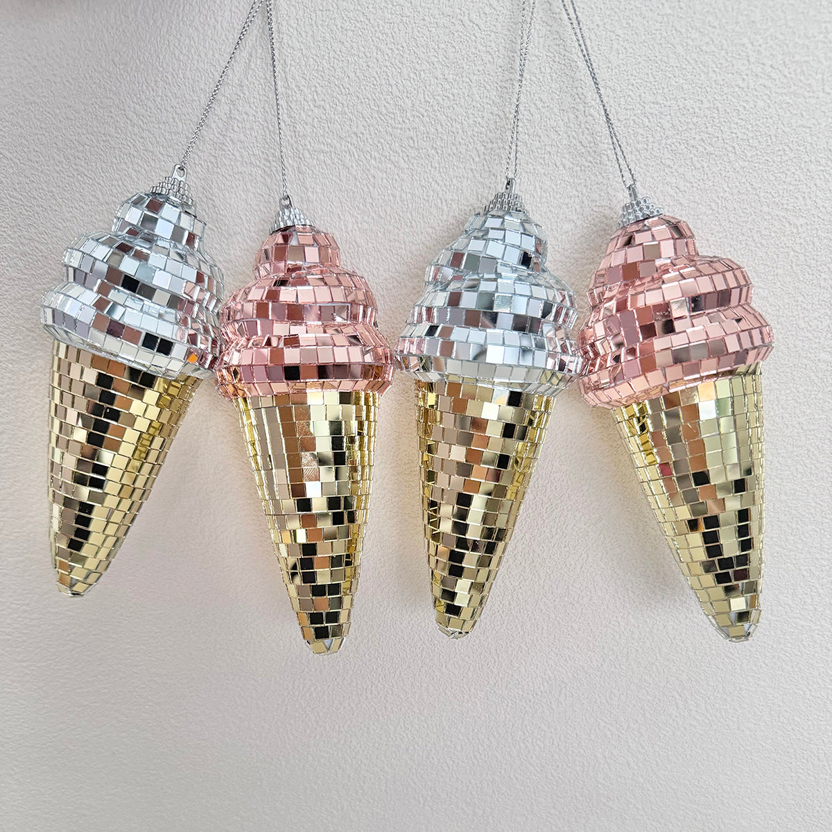 FngJiuyer Disco ice cream Hanging Decorations