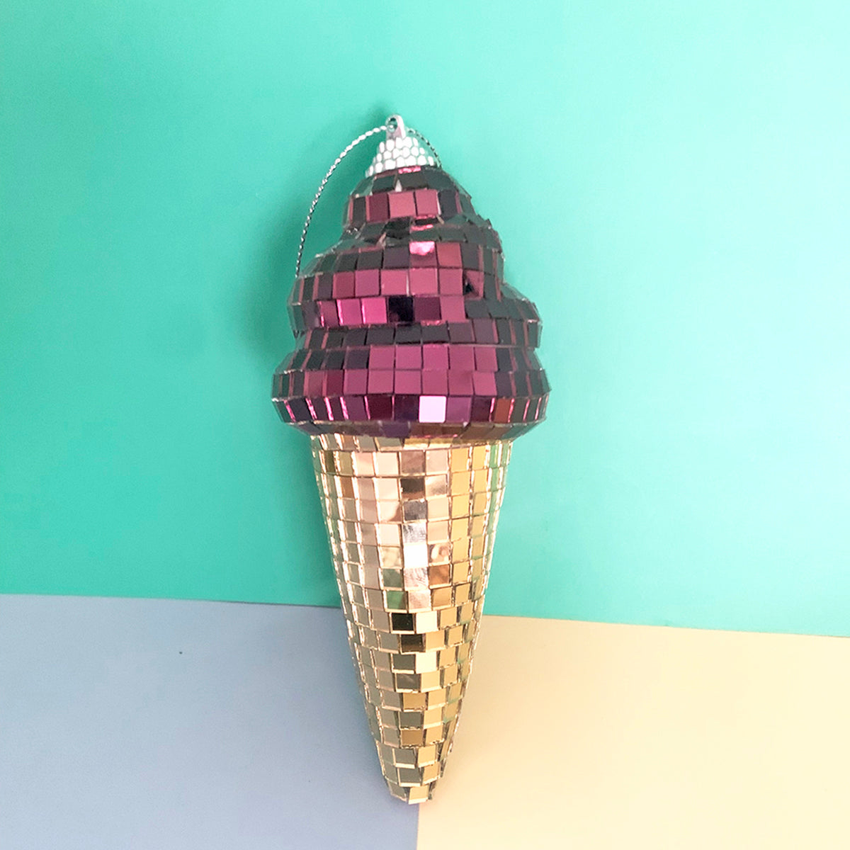 FngJiuyer Disco ice cream Hanging Decorations